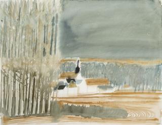 André Brasilier - Vue de village