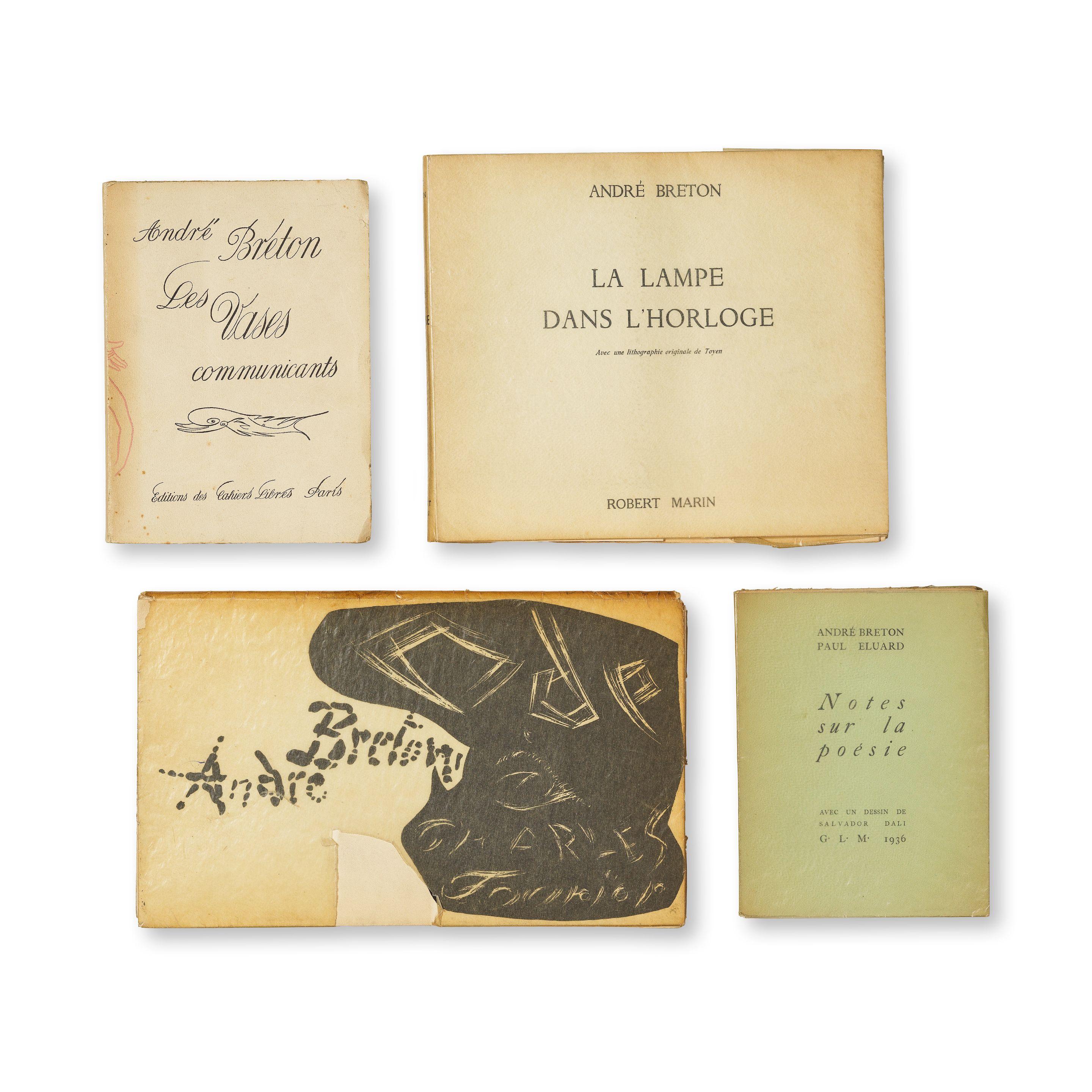 André Breton - Ensemble de 4 livres