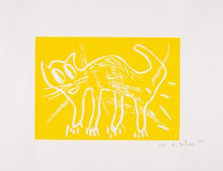 André Butzer - Ohne Titel (Katze).