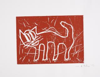 André Butzer - Ohne Titel (Katze).