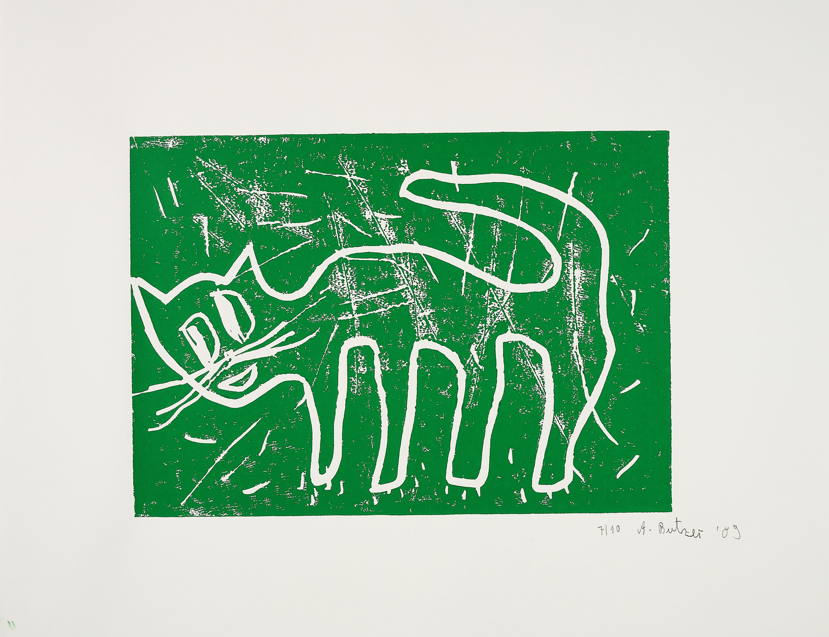 André Butzer - Ohne Titel (Katze).