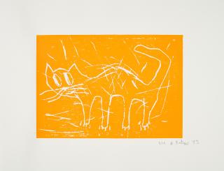 André Butzer - Ohne Titel (Katze).