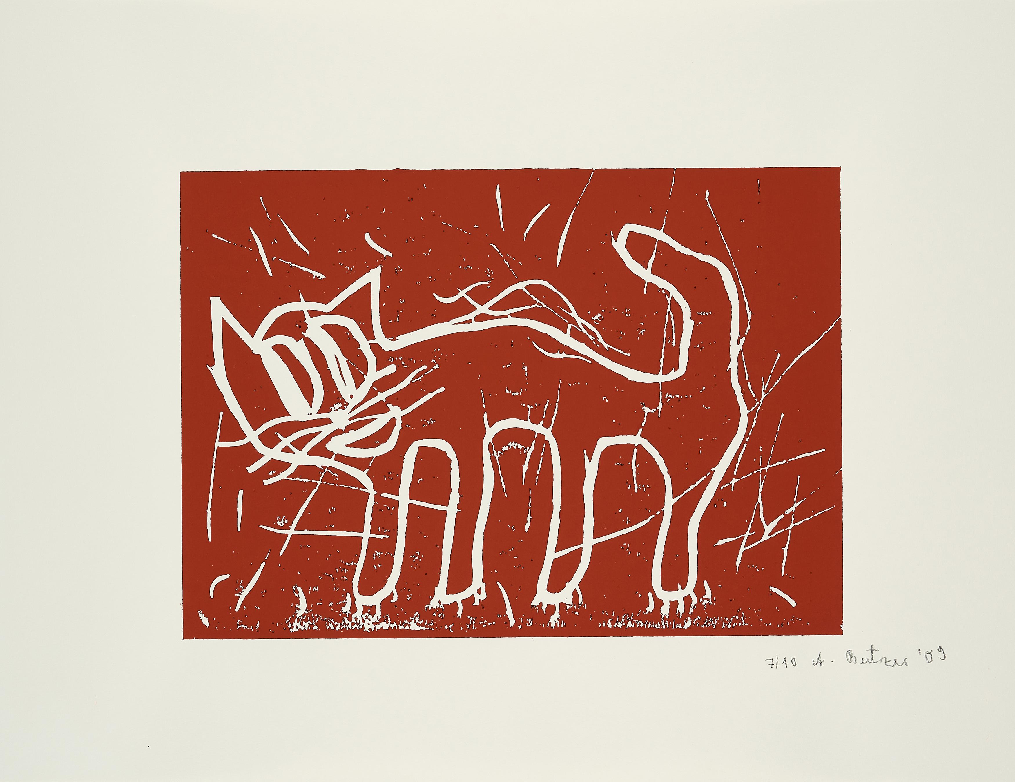 André Butzer - Ohne Titel (Katze).