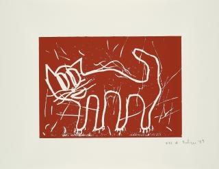 André Butzer - Ohne Titel (Katze).