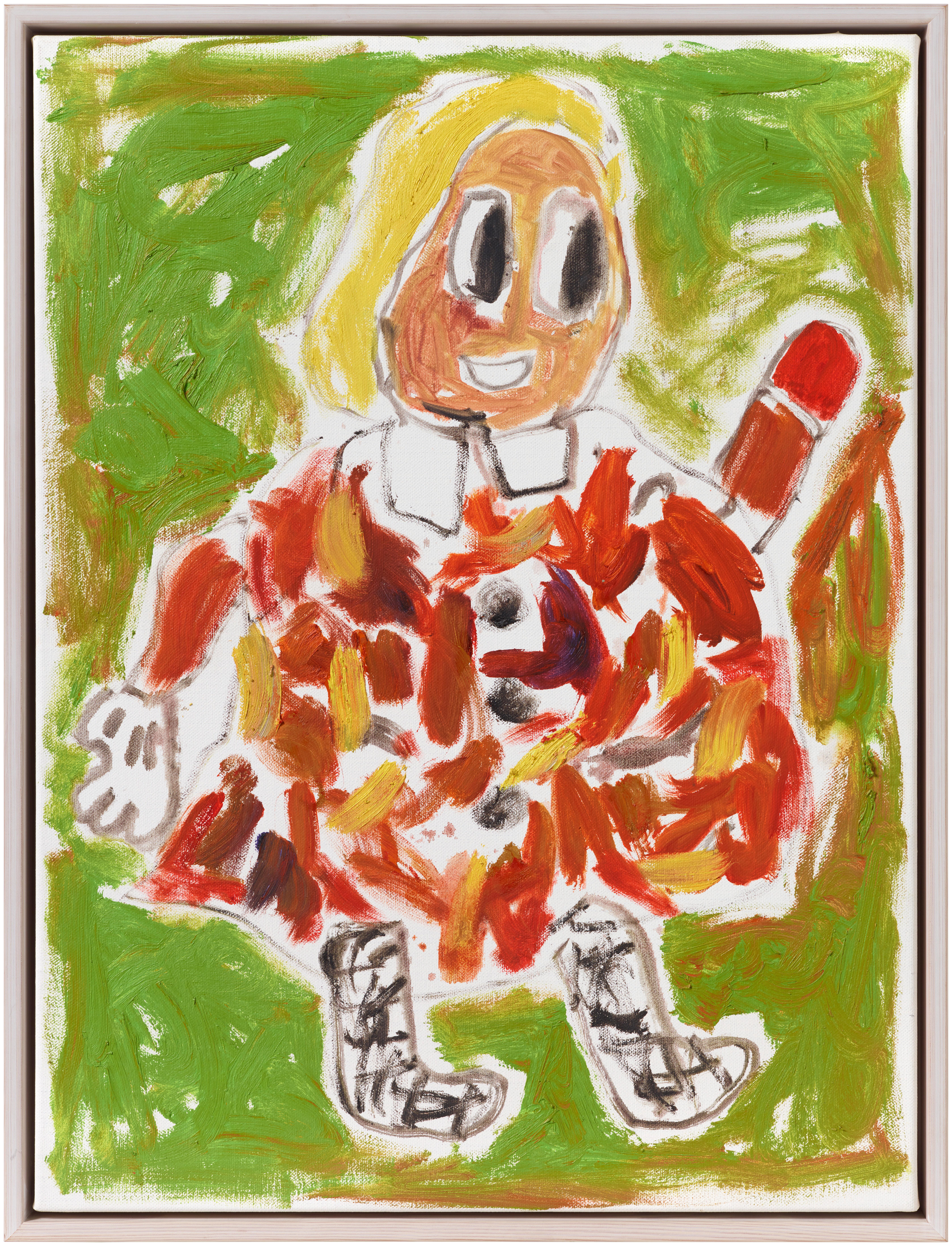 André Butzer - Ohne Titel (Mädchen) (Untitled (Girl))