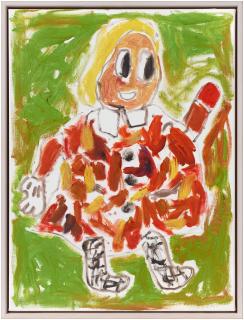 André Butzer - Ohne Titel (Mädchen) (Untitled (Girl))