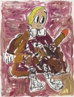 André Butzer - Untitled (Frau)