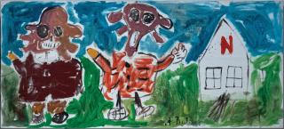 André Butzer - Untitled (Mit N-Haus) 