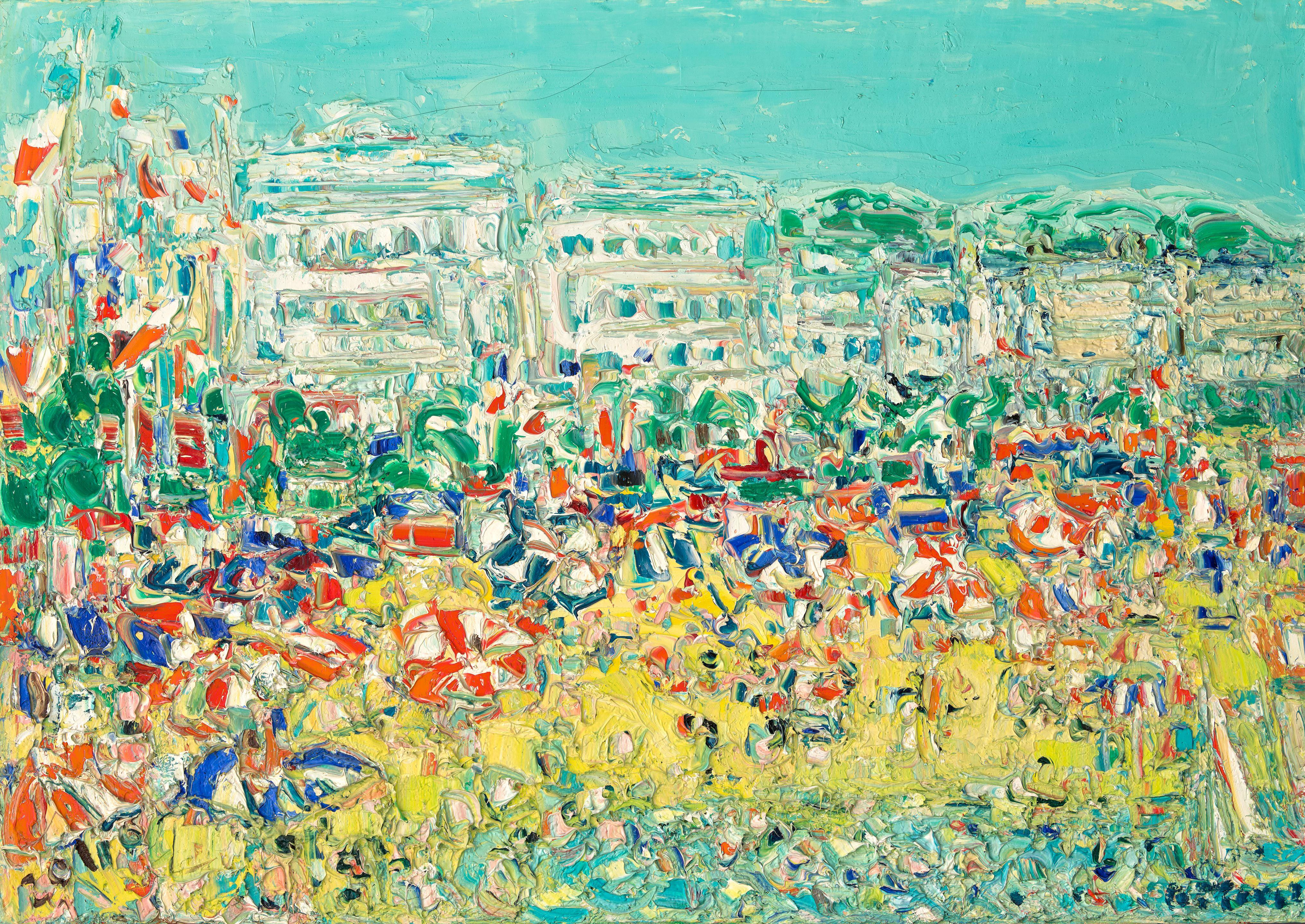 André Cottavoz - Plage de Cannes