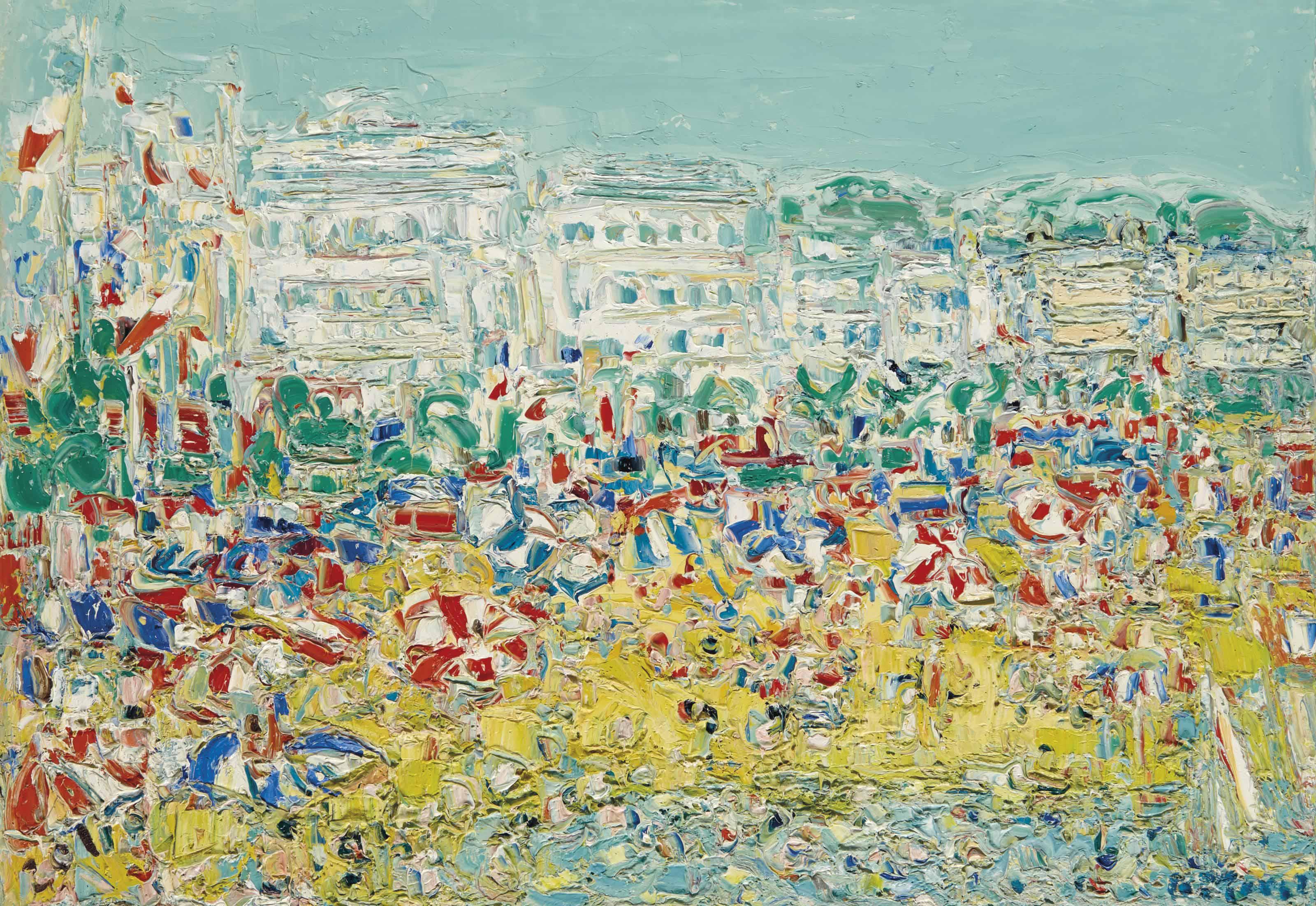 André Cottavoz - Plage de Cannes