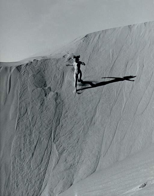 André de Dienes - Nude, c. 1958; Shadow, c. 1952