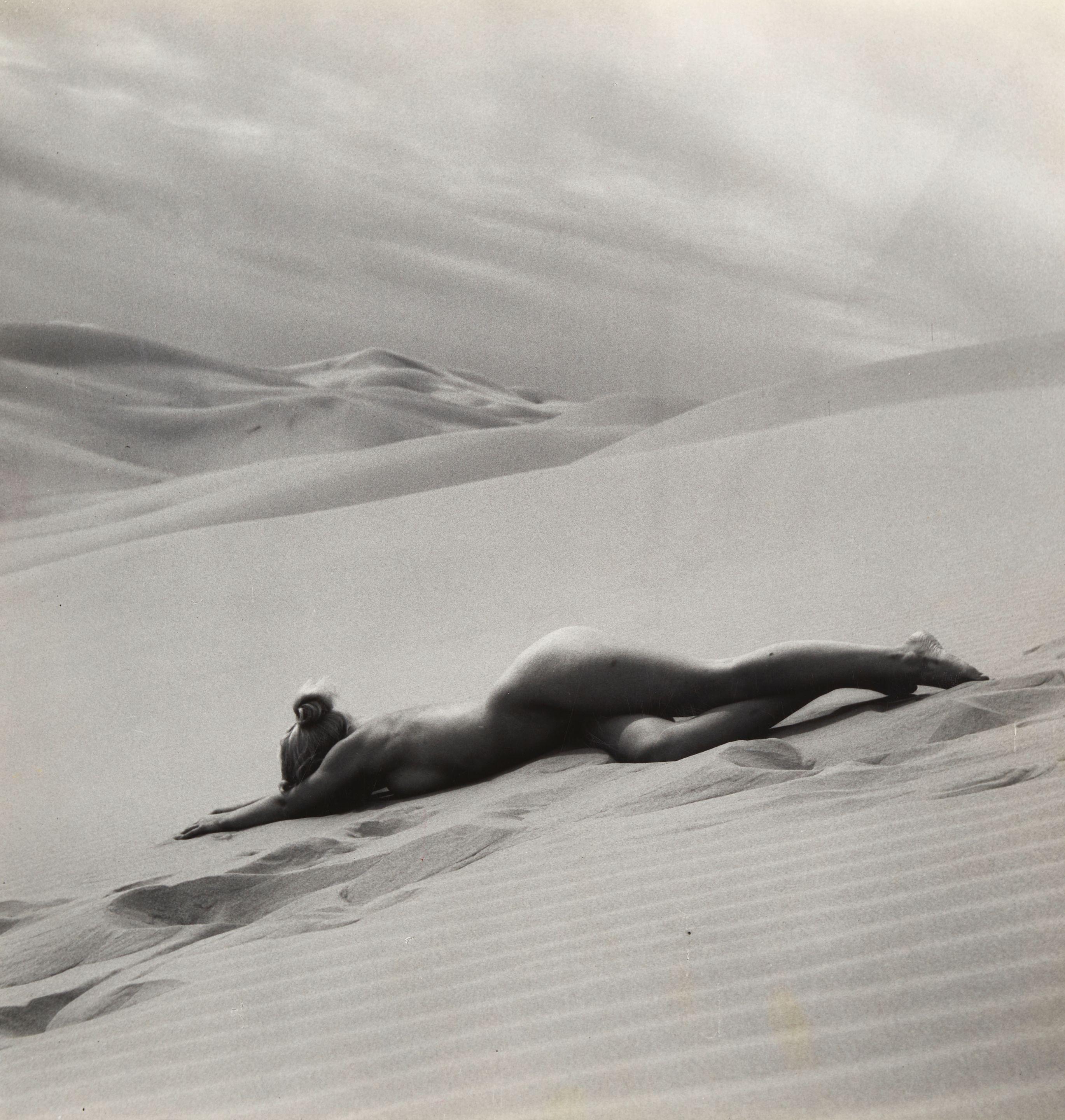 Andre de Dienes - Untitled (Nude on Beach)