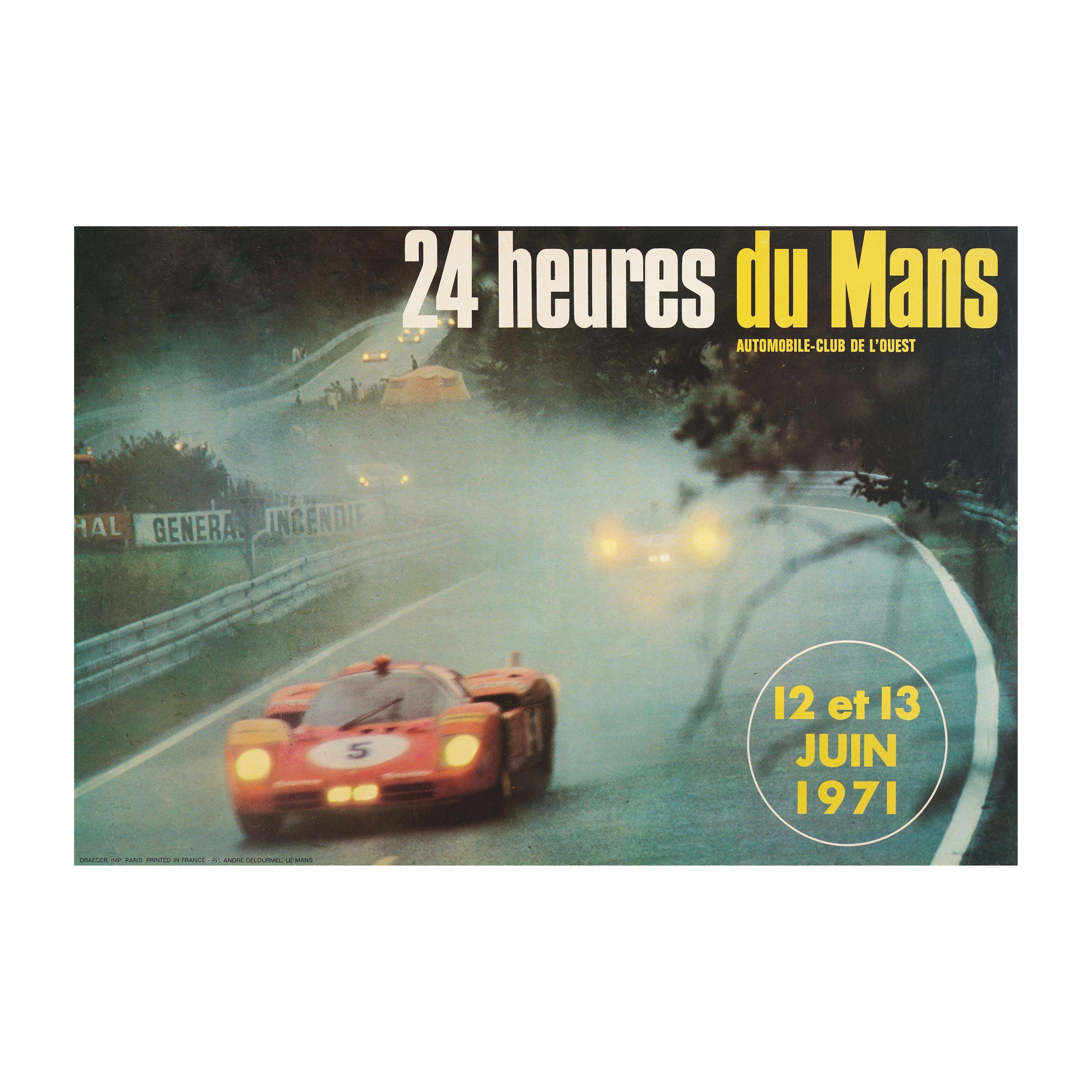 Andre Delourmel - 24 Heures Du Mans 12 Et 13 Juin 1971