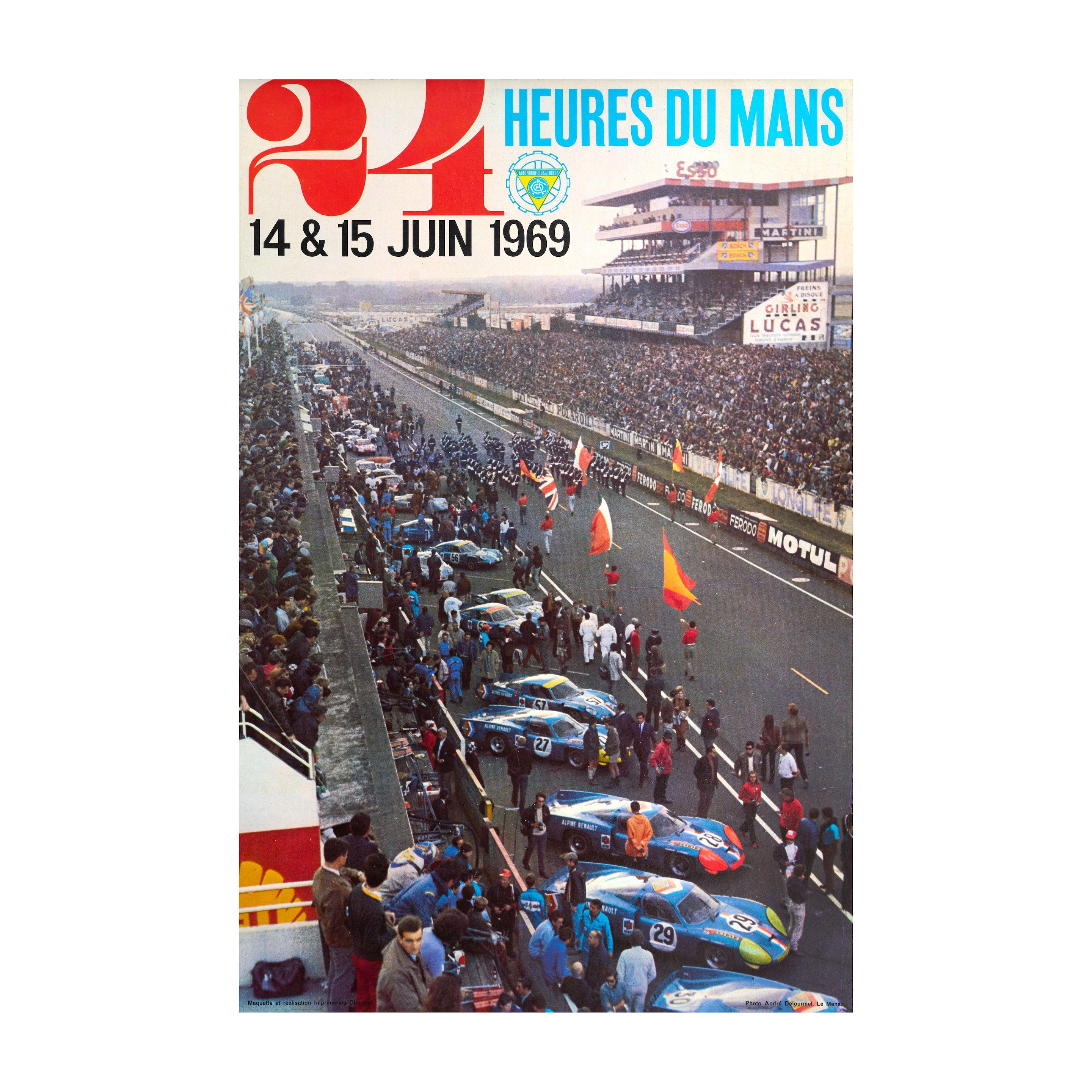 Andre Delourmel - 24 Heures Du Mans 14 & 15 Juin 1969