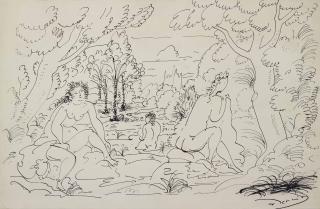 André Derain - Baigneuses dans un paysage