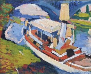 André Derain - Bateau sur La Seine, environs de Paris