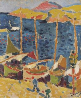 André Derain - Bateaux au Port de Collioure