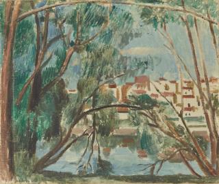 André Derain - Bords de Seine à Carrières-sur-Seine