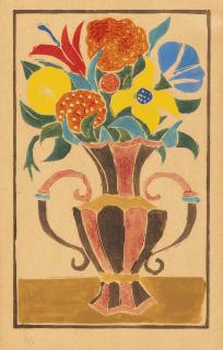 André Derain - Bouquet De Fleurs Dans Un Vase (Adhémar 117)
