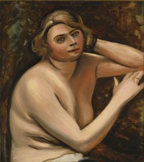 André Derain - Buste De Femme Nue Accoudée