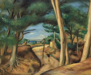 André Derain - Chemin animé aux Lecques