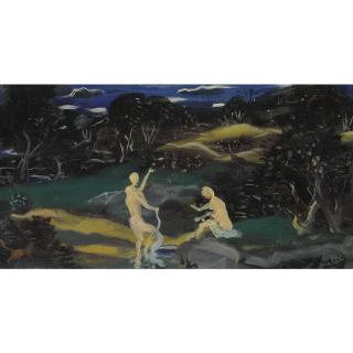 André Derain - Deux Baigneuses Dans Un Paysage