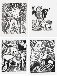 André Derain - Guillaume Apollinaire, L\'Enchanteur pourrissant, Henry Kahnweiler, Paris, 1909