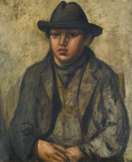 André Derain - Jeune Homme Au Chapeau Melon