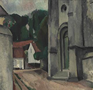 André Derain - L\'église de Crécy-en-Brie
