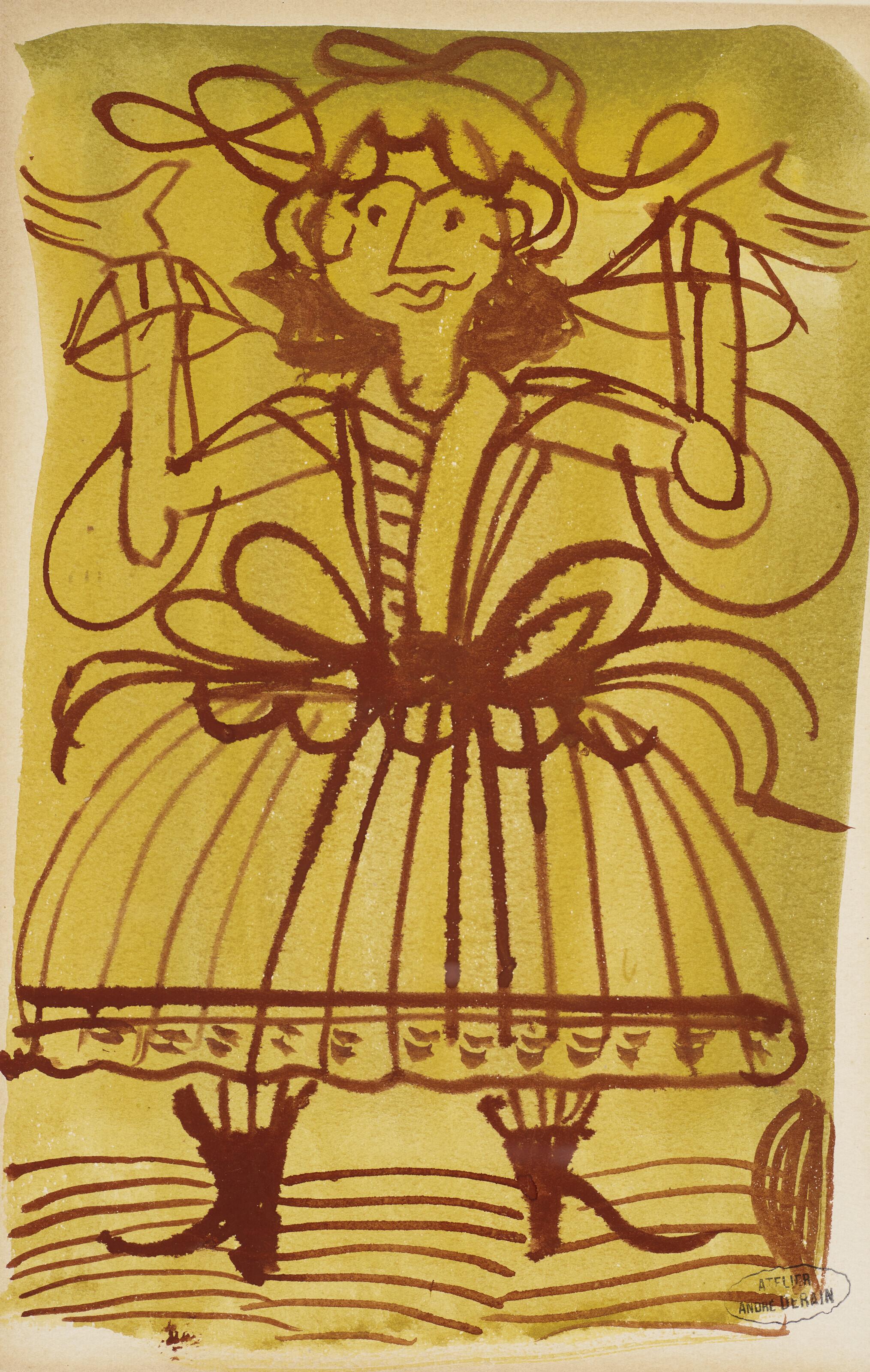 André Derain - Personnage bras levés