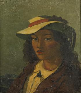 André Derain - Portrait De Femme Au Chapeau