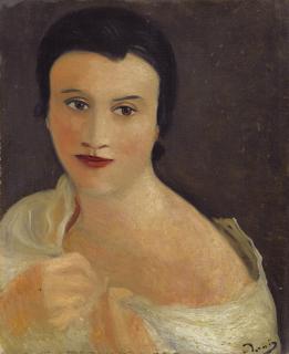 André Derain - Portrait De Femme Décolletée 