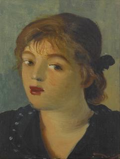 André Derain - Portrait De Jeune Femme