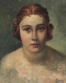 Andre Derain - Portrait de jeune femme