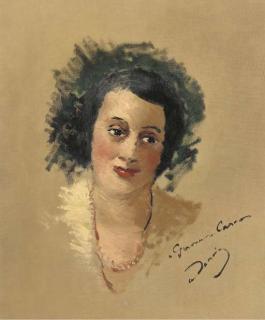 Andre Derain - Portrait de Madame Germaine Carco