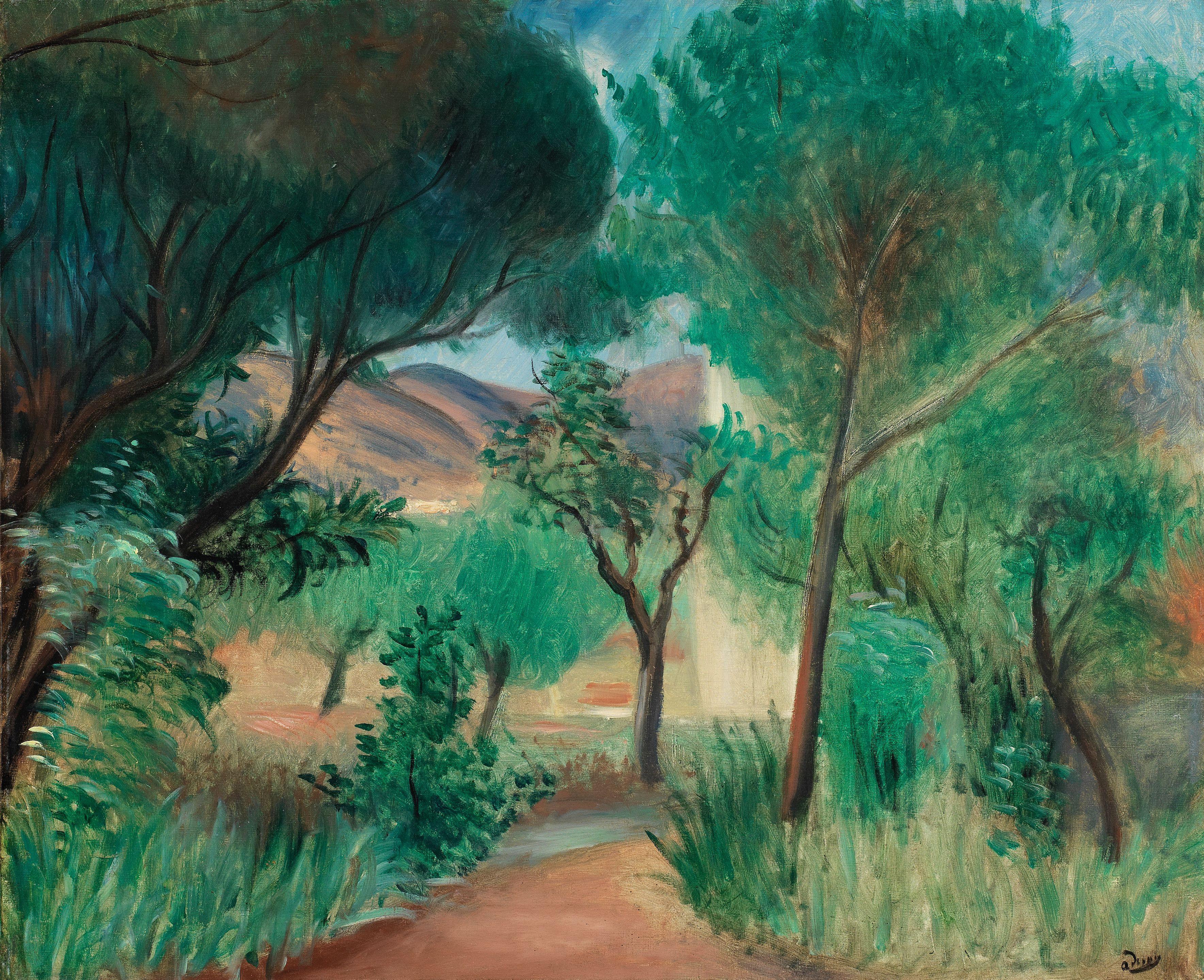 André Derain - Sous-bois en Provence