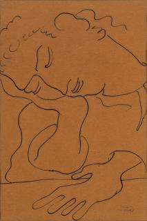 André Derain - Tête de femme appuyée