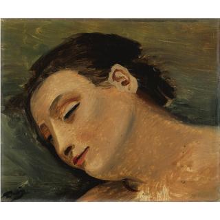 André Derain - Tête De Femme Endormie