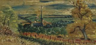 André Derain - Vue de Donnemarie-en-Montois