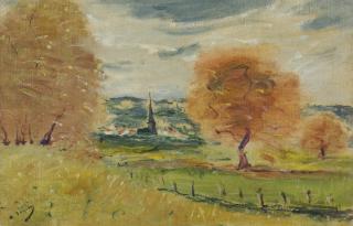 André Derain - Vue De Donnemarie En Montois