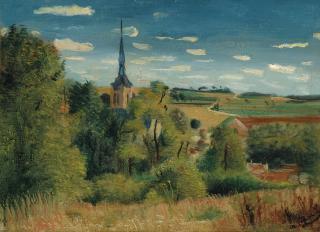 André Derain - Vue de Donnemarie-en-Montois