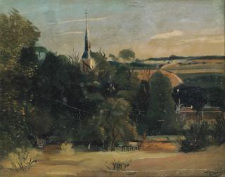 André Derain - Vue de Donnemarie-en-Montois