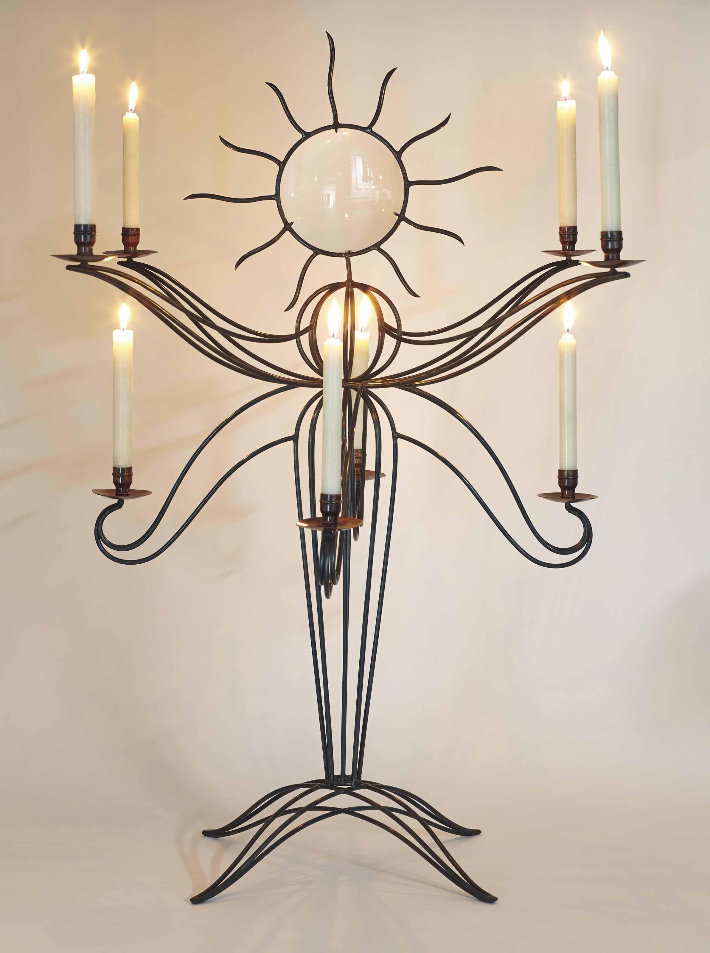 André Dubreuil - Candélabre, Le Modèle Créé En 1986