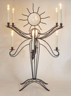 André Dubreuil - Candélabre, Le Modèle Créé En 1986