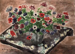 André Dunoyer de Segonzac - Bouquet de fleurs