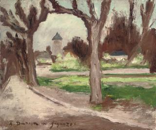 André Dunoyer de Segonzac - Clocher de Villiers sur Morrin