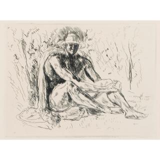 André Dunoyer De Segonzac - Homme Assis