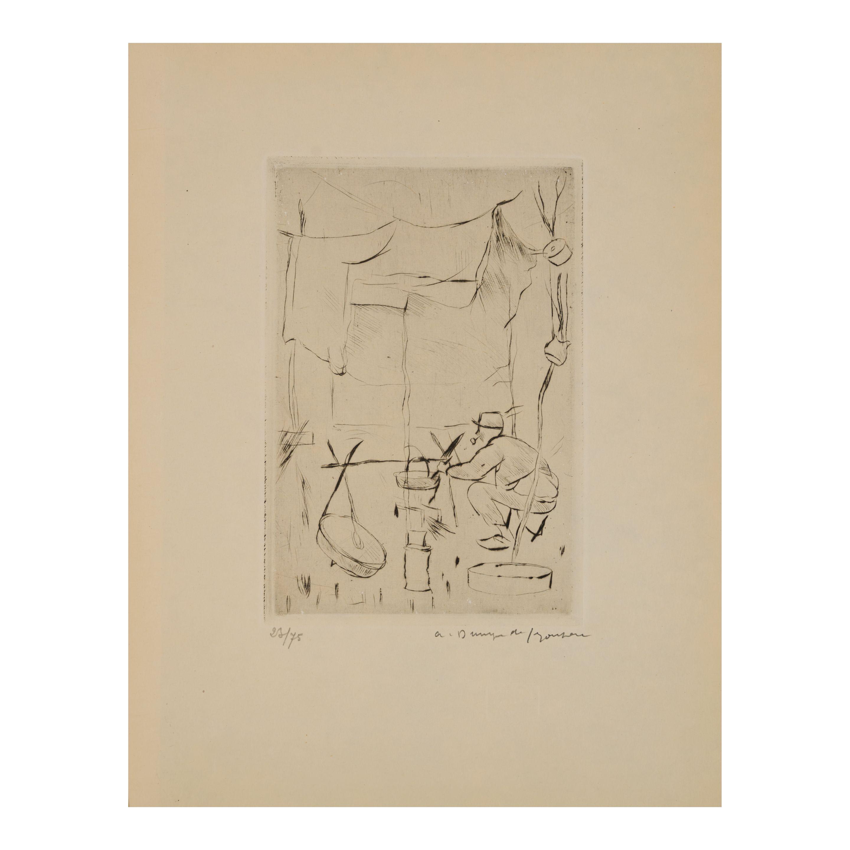 André Dunoyer de Segonzac - Huit illustrations de Guerre, 1919-20