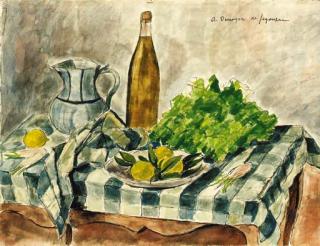 André Dunoyer De Segonzac - La Bouteille De Vin Blanc