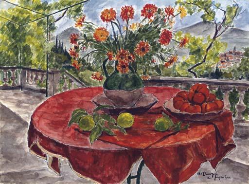 Andre Dunoyer de Segonzac - La Table Rouge